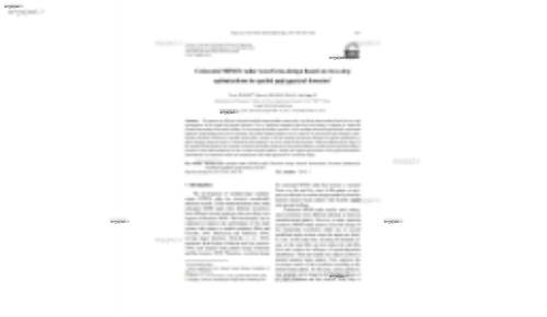 Colocated MIMO radar waveform-design based on two-step optimizations in spatial and spectral domains*
